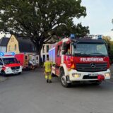 Die Dorstener Feuerwehr rückte am Freitagabend (18.7.) mit einem Großaufgebot aus.