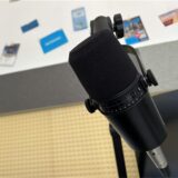 Das Mikrofon im Podcast-Studio der Ruhr Nachrichten in Castrop-Rauxel.