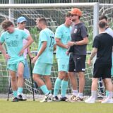 Spieler des FC Marl nach einem Spiel bei der Stadtmeisterschaft