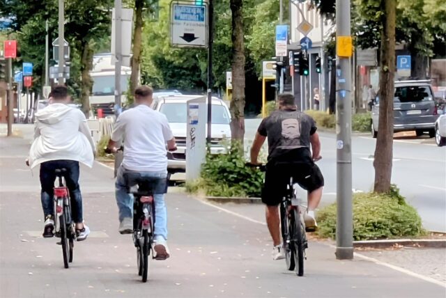 Rafahrer in Dorsten.