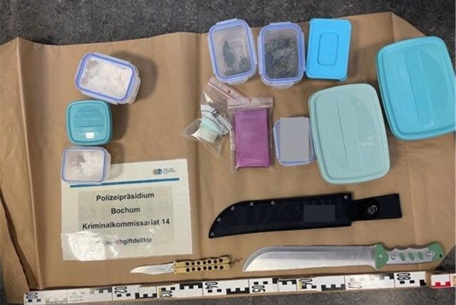 Die Polizei Bochum hat große Mengen an Betäubungsmitteln sichergestellt.